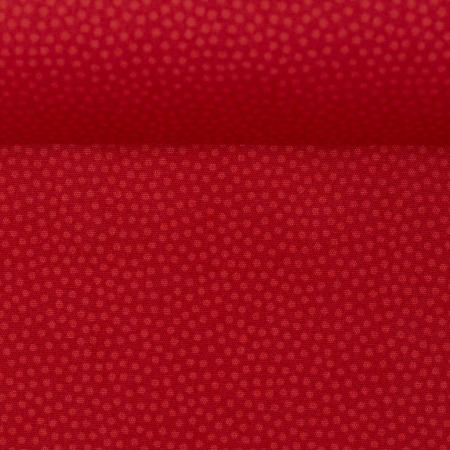 Baumwollstoff - Dotty - rot